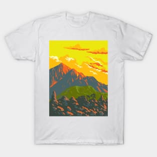 Mount Athos in Northeastern Greece WPA Art Deco Poster T-Shirt